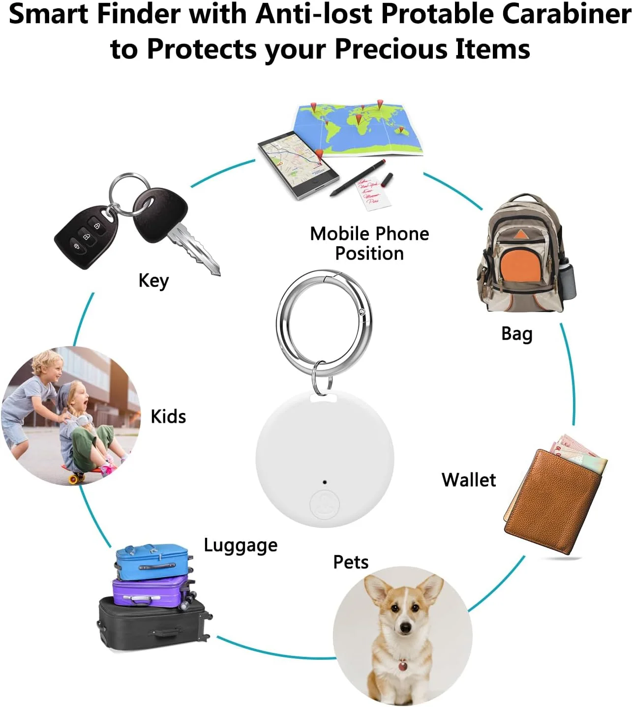 Bluetooth Tracker Device جهاز تعقب بلوتوث