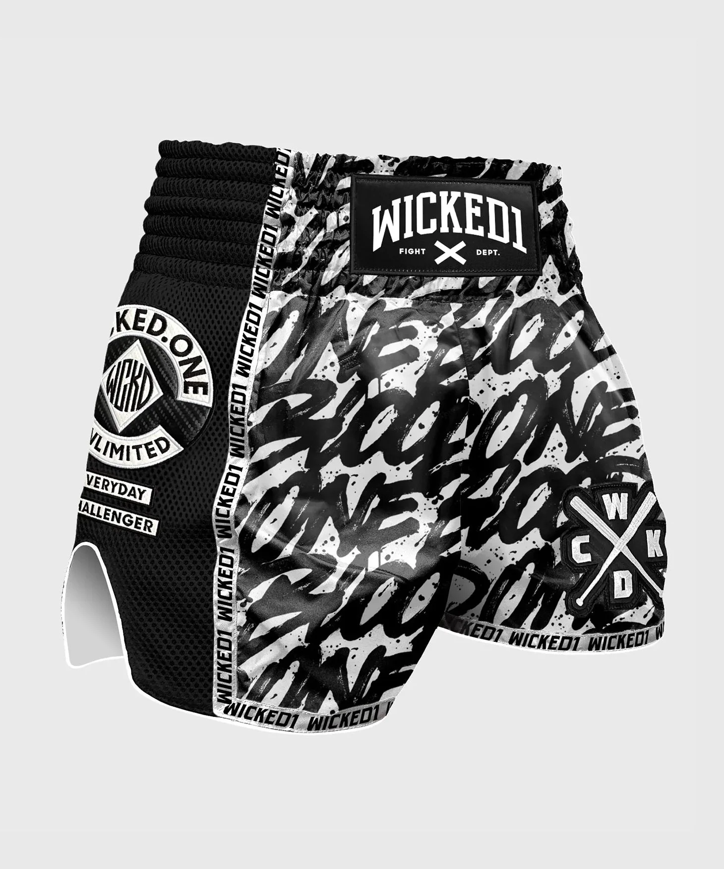 SHORT MUAY THAI ONE BLOOD NOIR