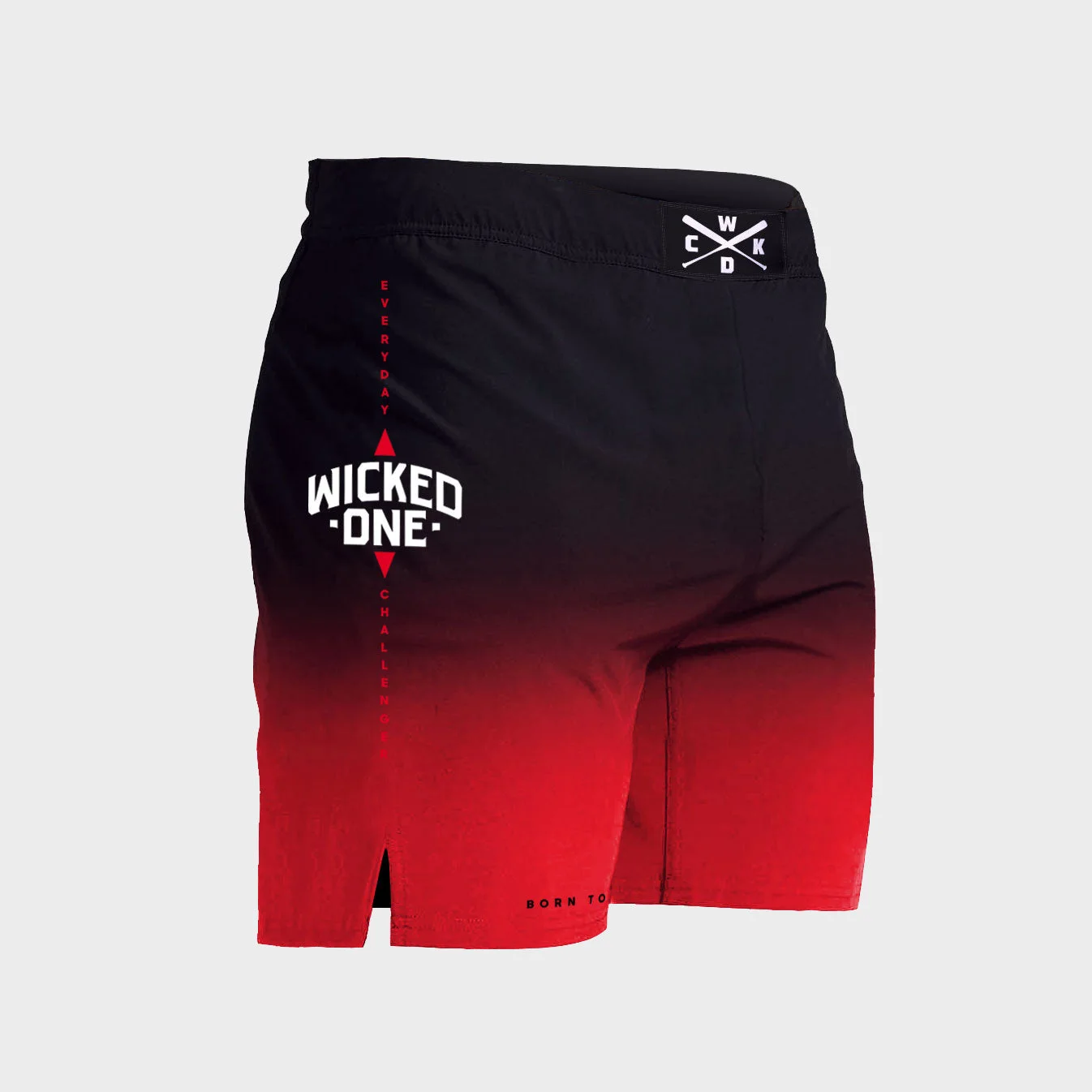 MMA SHORT COURT GHOST NOIR / ROUGE