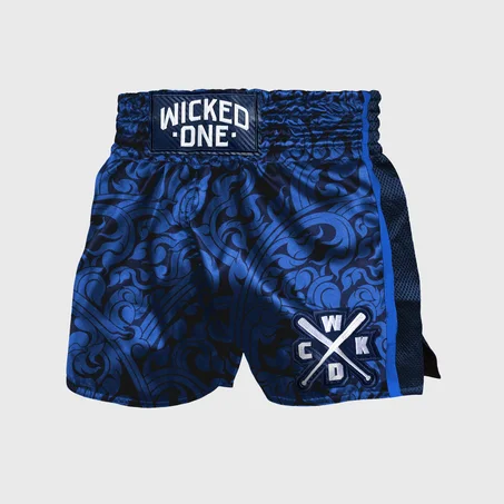 MUAY THAI SHORT INTENSITY BLEU