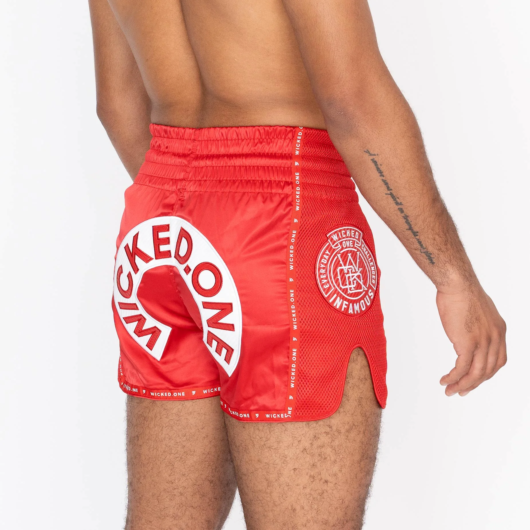 MUAY THAI SHORT HERD ROUGE