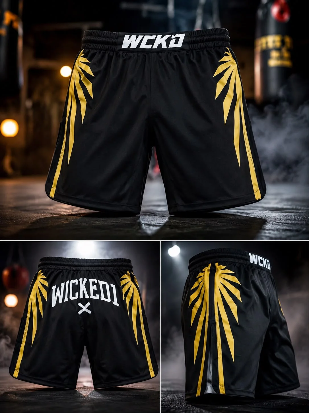 MMA SHORT KIAMRAN NOIR