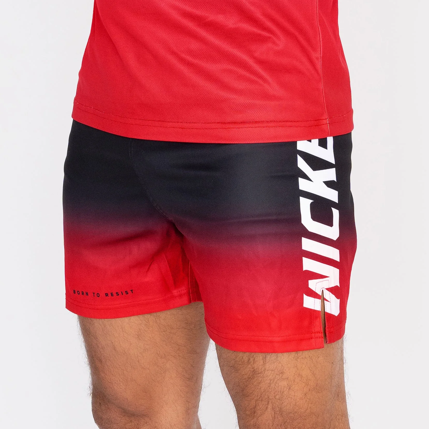 MMA SHORT COURT GHOST NOIR / ROUGE