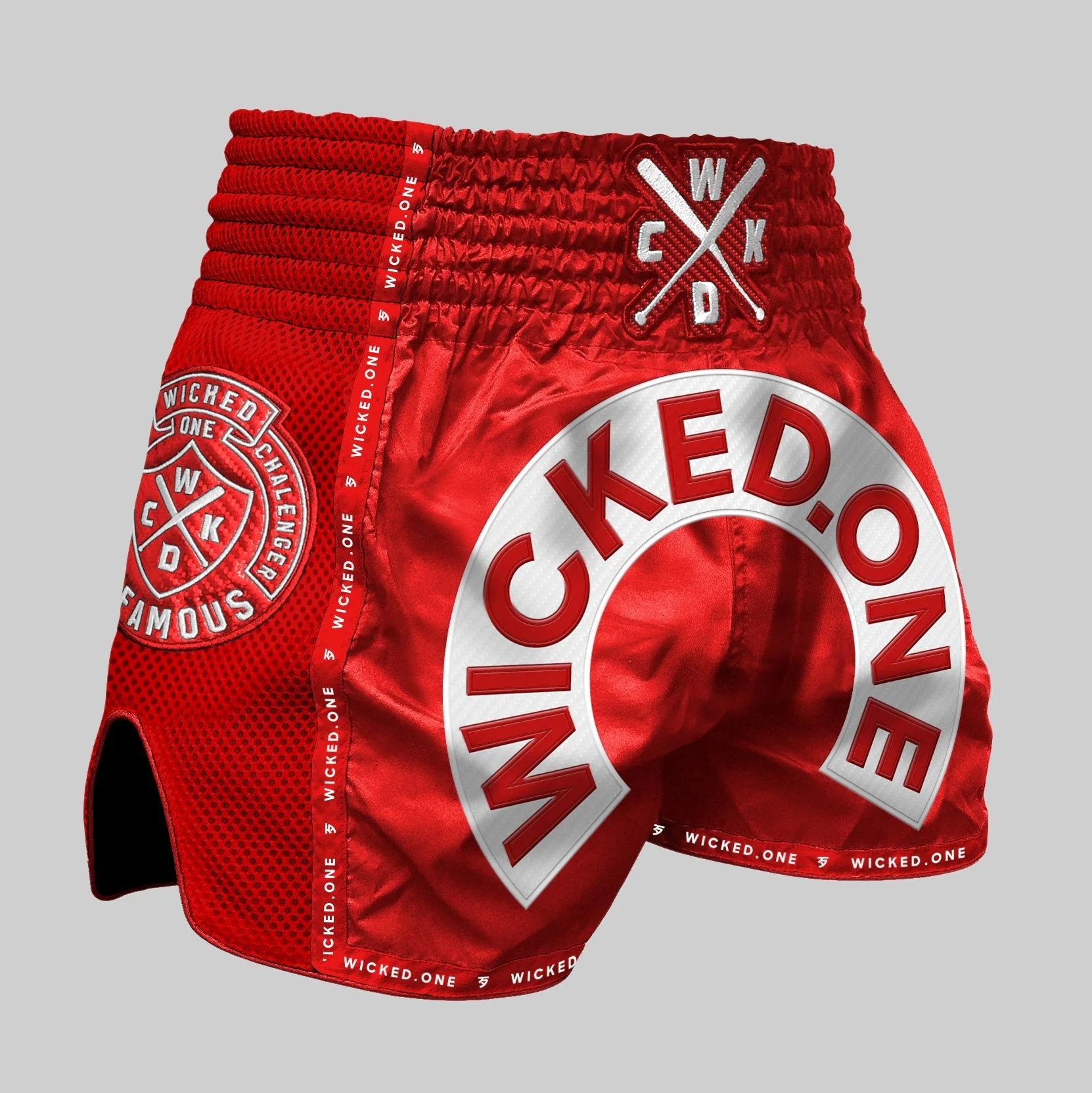 MUAY THAI SHORT HERD ROUGE