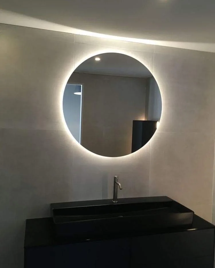 Miroir rond LED