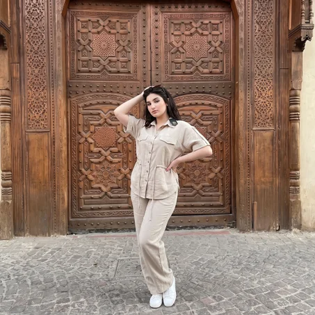 ✨ طقم لينو بيج عصري راقي بتصميم عملي مريح ✨