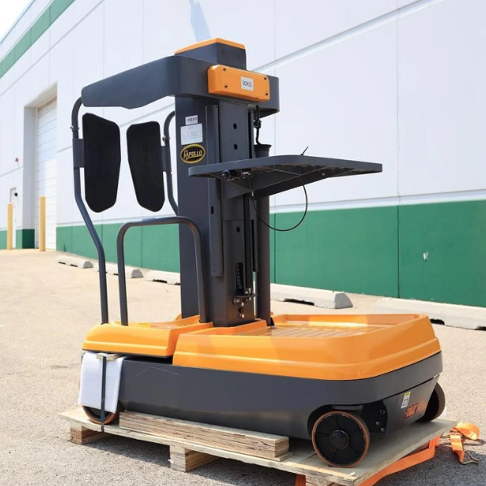 Fully Electric Mini Order Picker With Load Tray 200lbs. Capacity Local ...