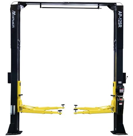 APlusLift 12,000LB 2-Post Overhead Single Release Direct Drive Car Lift with 3 Year Warranty – AP-12SR