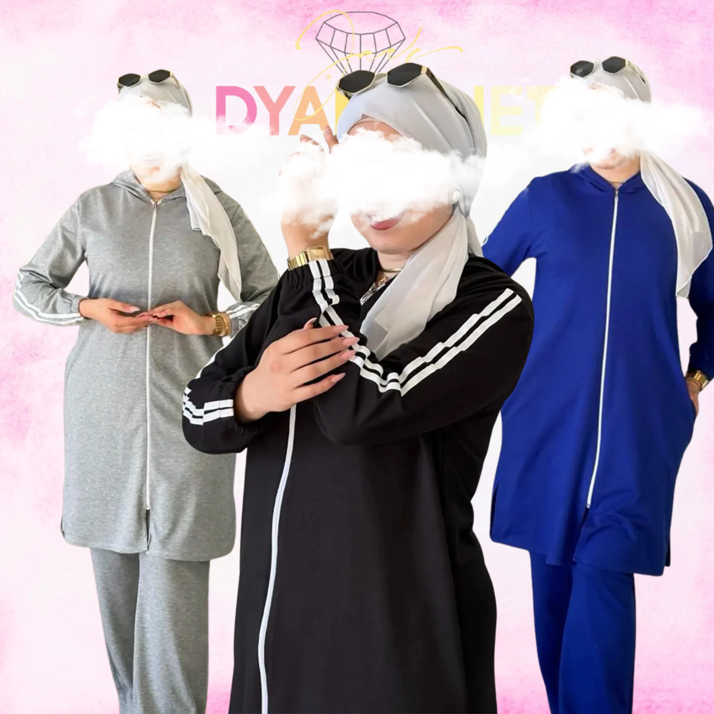 كيطمة طويلة بالسنسلة توصيل فابور