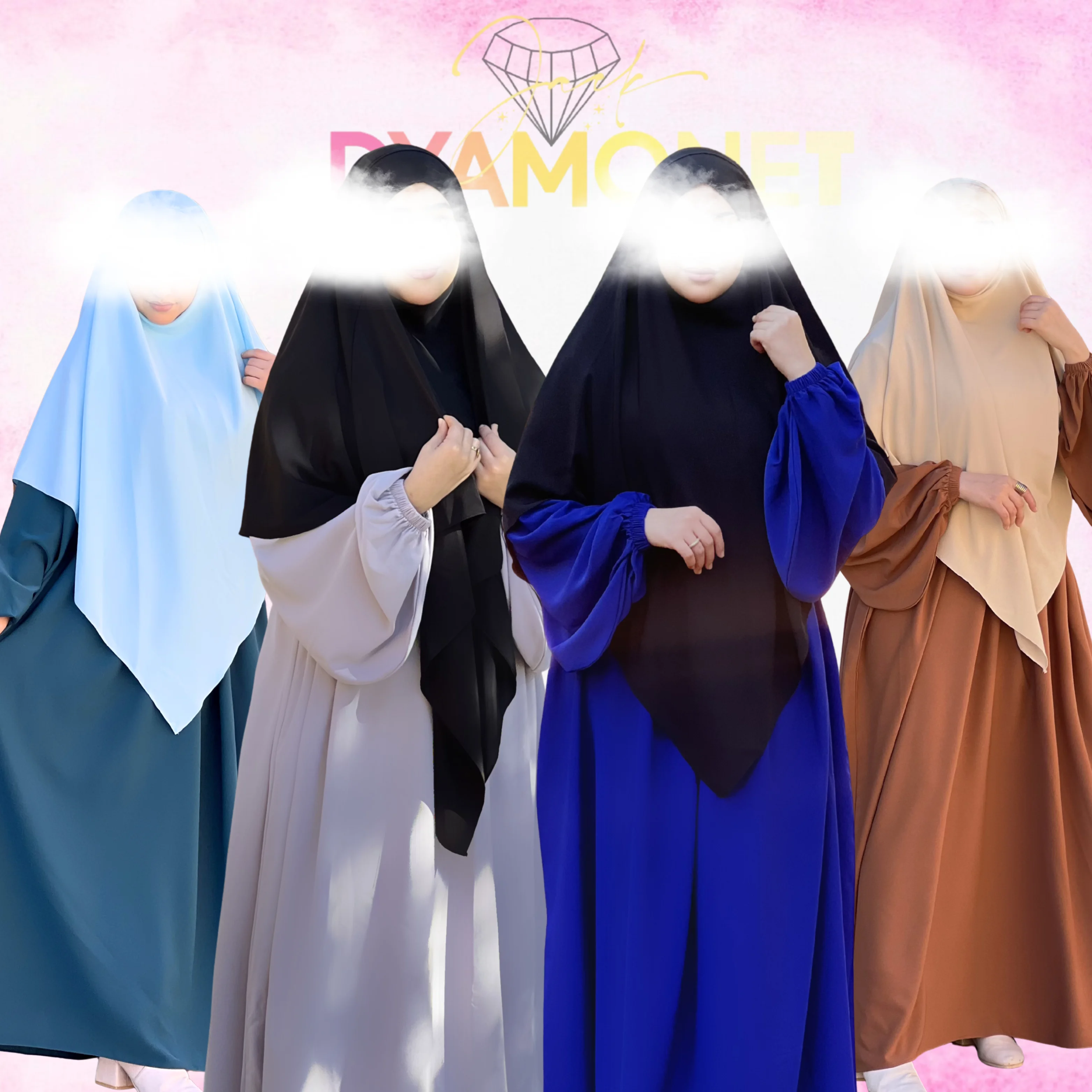 : عباية بثوب أصيلي  يتكون من جوج قطع(عباية+خمار)