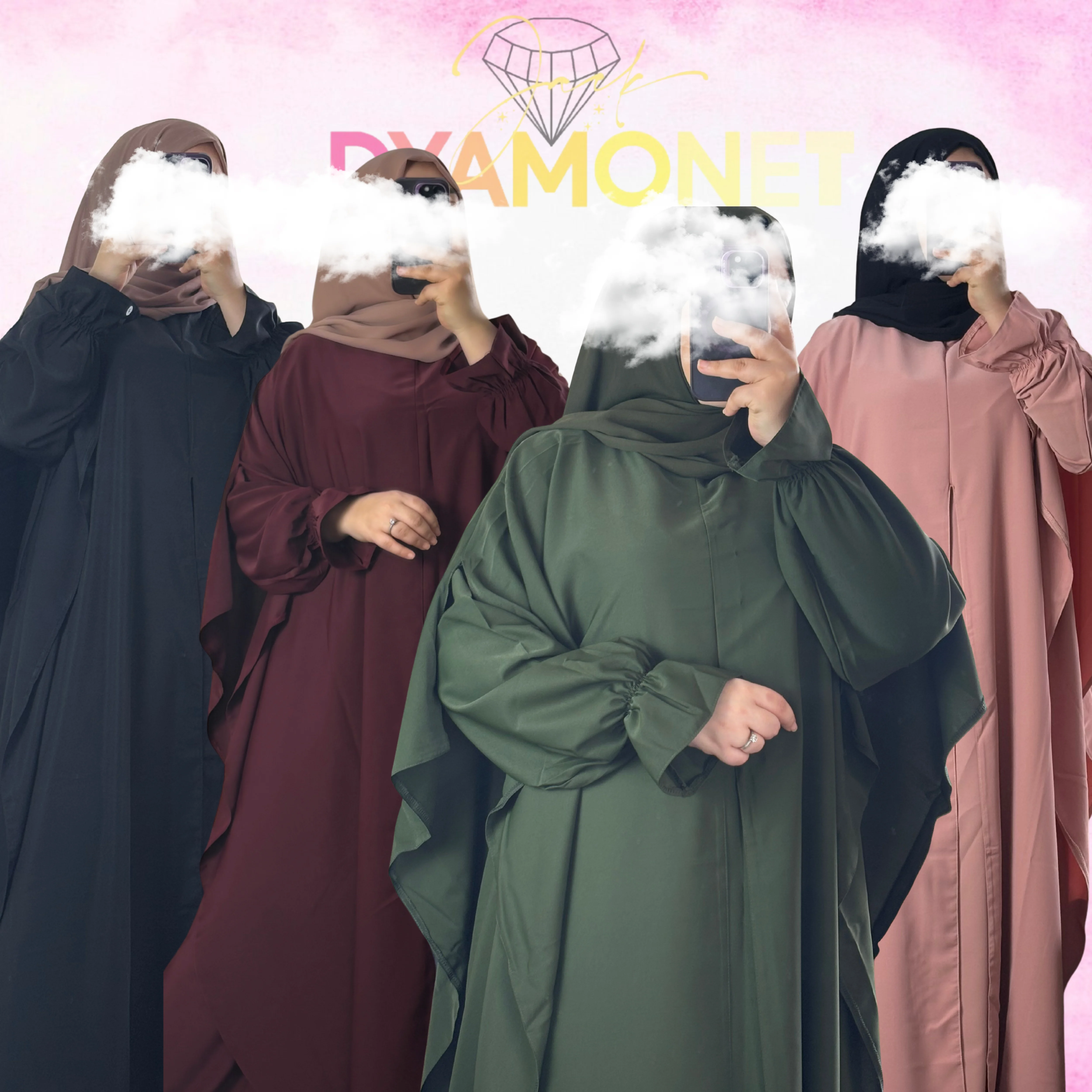 عباية فراشة : قيسي وشوفي عاد خلصي - التوصيل بالمجان