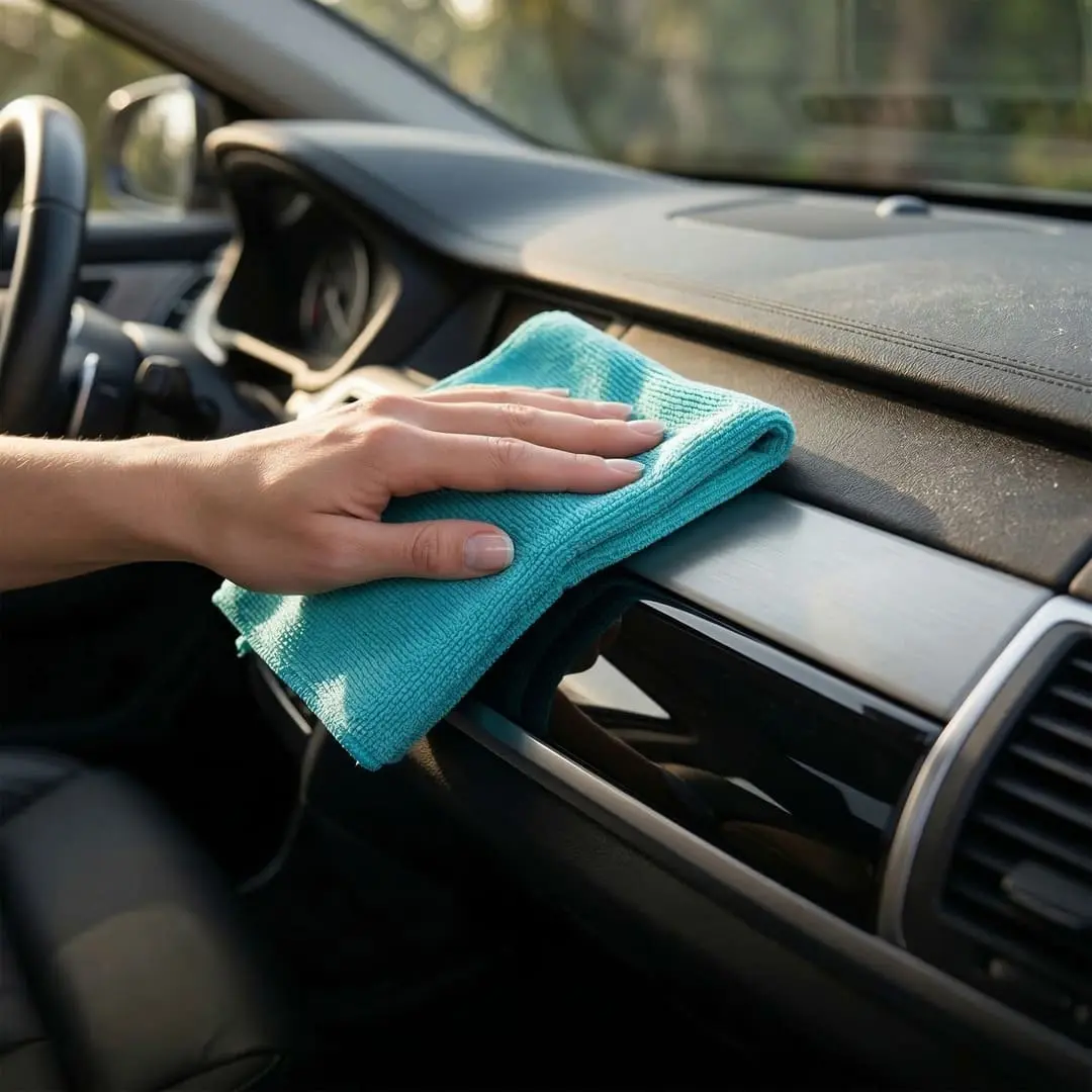 3 pièces- Microfibres de nettoyage auto