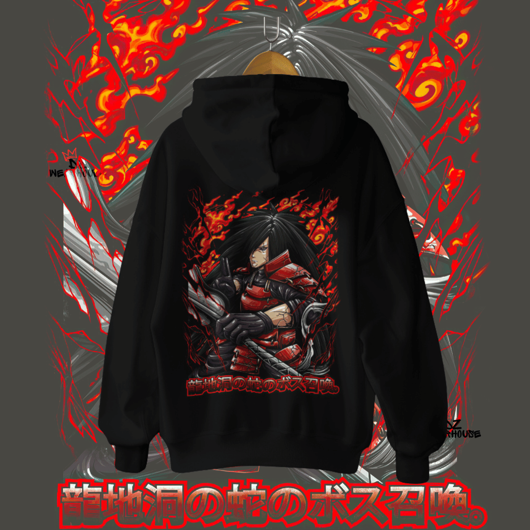 Sweat à Capuche Madara Uchiha – Puissance et Charisme du Clan Uchiha