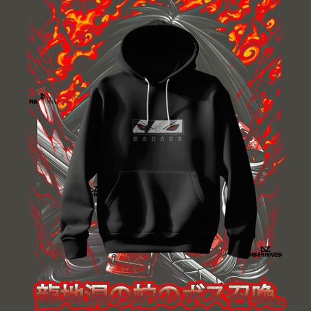 Sweat à Capuche Madara Uchiha – Puissance et Charisme du Clan Uchiha