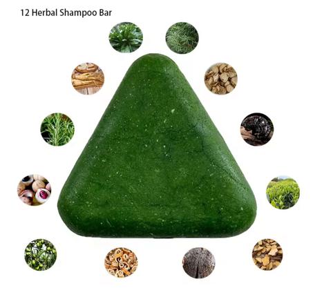 صابونة الأعشاب الثلاثية لتكثيف الشعر