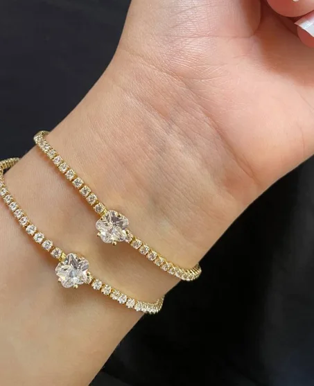 Stone Tennis Bracelet.