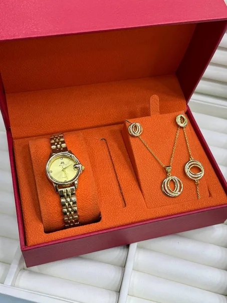 l'ensemble montre et bijoux