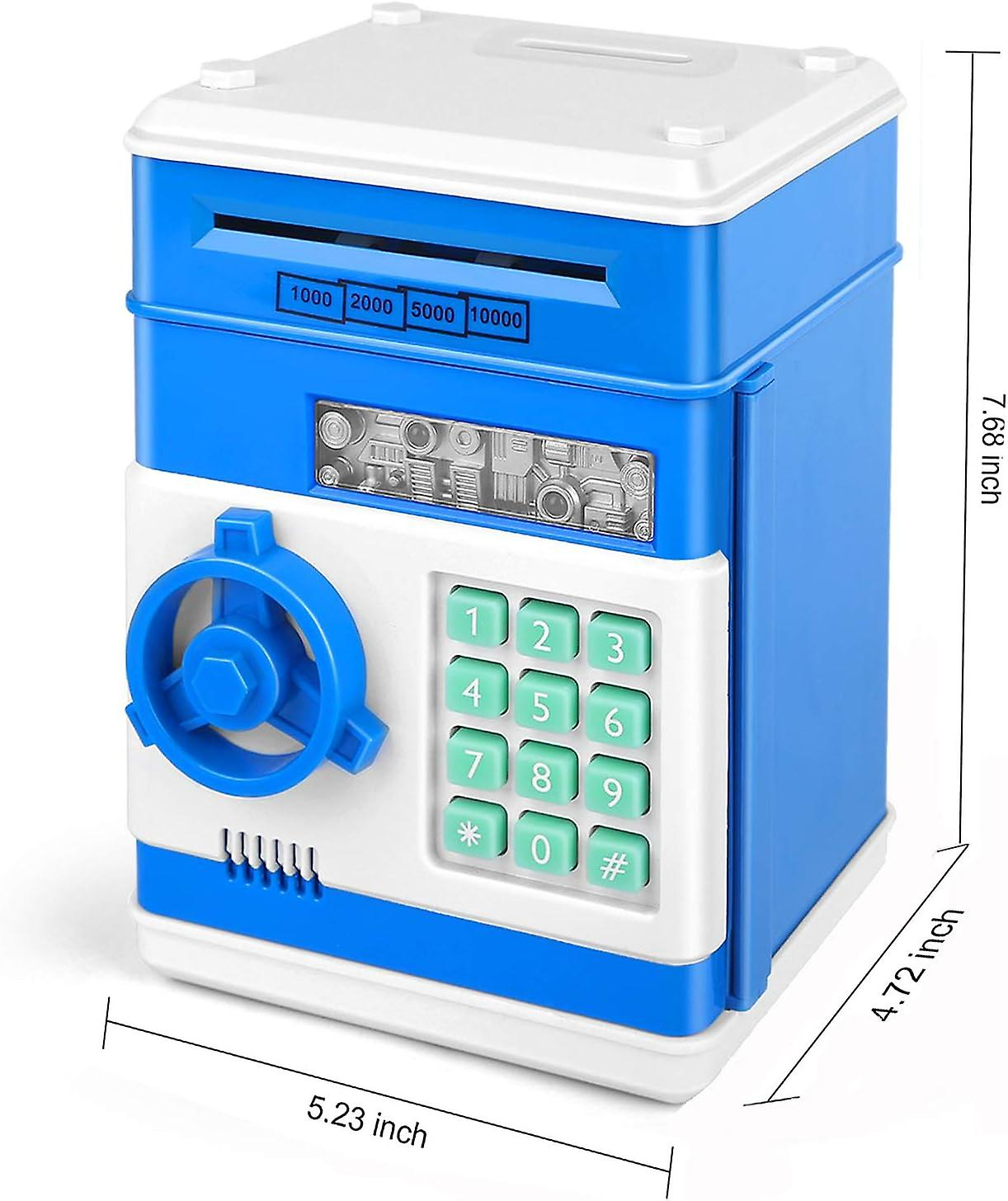 Kids Money Bank Machine (Bleu)