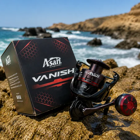 بكرة Asari Vanish V6000المصممة خصيصًا لعشاق البحر والصيد القوي.