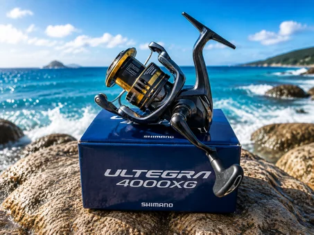 بكرة صيد Shimano Ultegra 4000XG – أداء احترافي، سرعة عالية وقوة سحب 11 كغ