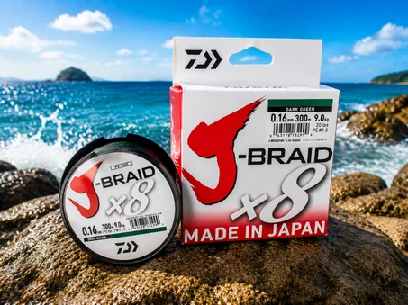 خيط صيد Daiwa J-Braid X8 – قوة عالية ونعومة فائقة بطول 300 متر