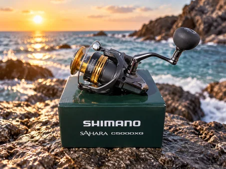 بكرة صيد Shimano Sahara C5000XG – ماكينة صيد احترافية بقوة سحب 11 كغ وسرعة عالية
