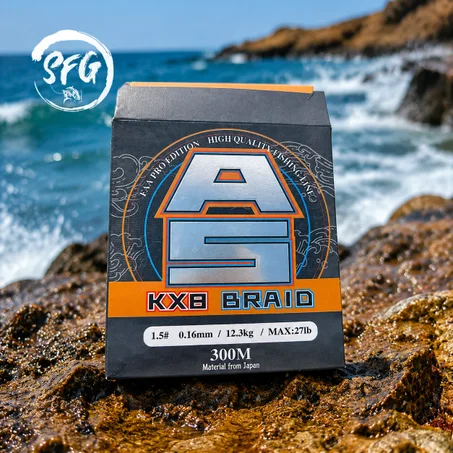 خيط صيد All Seas KXB Braid 300M – قوة وتحمل عالي لصيد البحر والأسماك الكبيرة 🐟🔥
