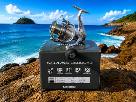 بكرة صيد Shimano Sedona C5000XG – قوة عالية وسرعة استرجاع احترافية للصيد البحري