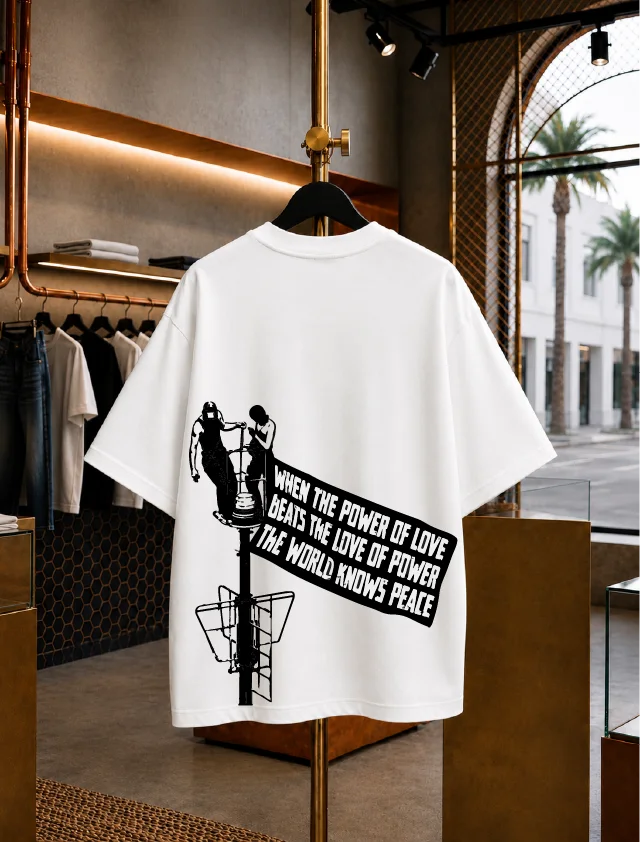 T-SHIRT LOVE OVER POWER