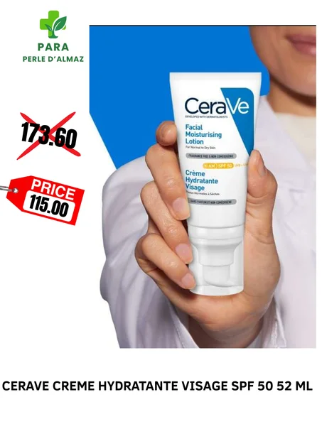 CERAVE CREME HYDRATANTE VISAGE SPF 50 52 ML