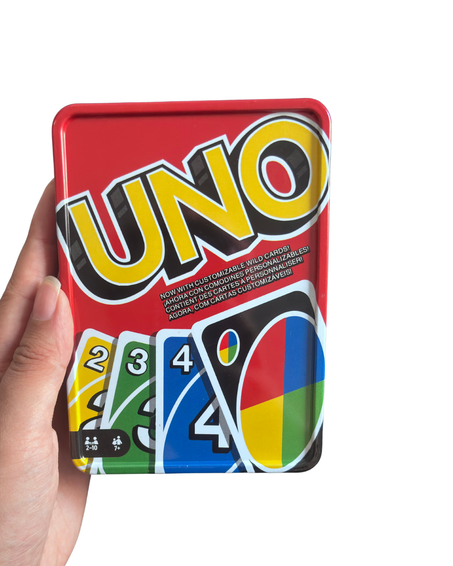 🎴 لعبة UNO الأصلية – إصدار العلبة المعدنية الفاخرة 🧲