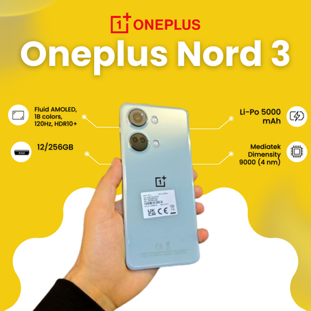 OnePlus Nord 3 l Dimensity 9000 (16/256GB)