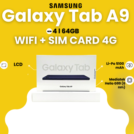 Galaxy Tab A9 4 l 64GB WIFI + 4G