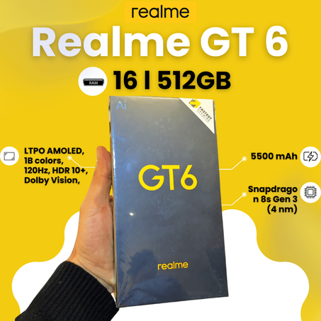 Realme GT 6 16 l 512GB NEUF