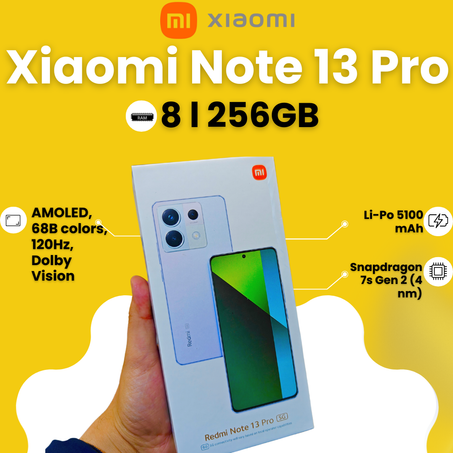 Redmi Note 13 Pro 5G 8 l 256GB NEUF