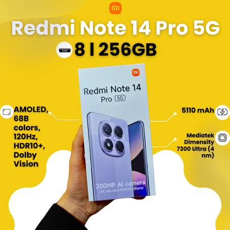 Redmi Note 14 Pro 5G 8 l 256GB