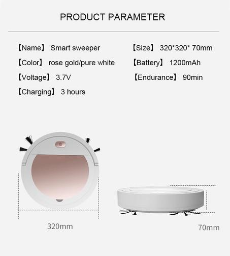 🤖 Robot Aspirateur Intelligent – Nettoyage Automatique Sans Effort