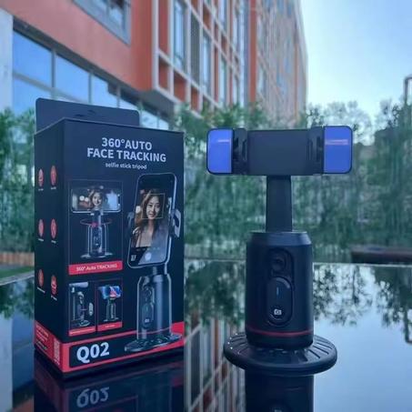 📱 Support Smartphone Intelligent avec Suivi Automatique 360° – Filmez Comme un Pro !