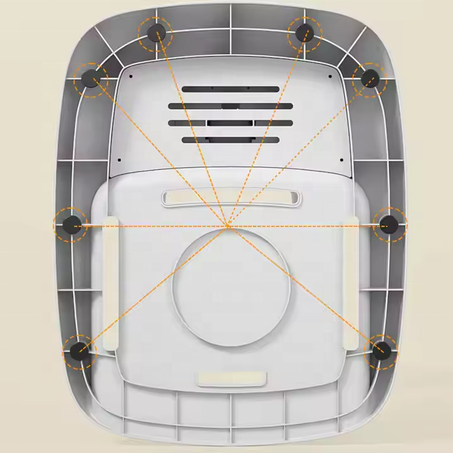 🦆 Support de Bain Sécurisé pour Bébé – Modèle Canard Confort & Sécurité
