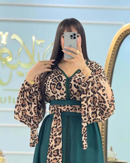 قفطان كلوش منمر