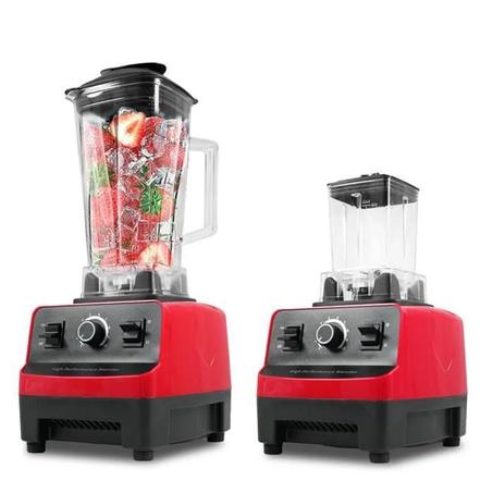 Mixeur Blender  - 2.5 Litres - Multifonctionnel - Rouge