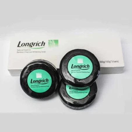 SAVON NOIR AU CHARBON DE BAMBOU LONGRICH