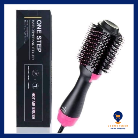 مشط حراري 3 في 1 لتصفيف وتجفيف الشعر للحصول على إطلالة أنيقة وجذابة