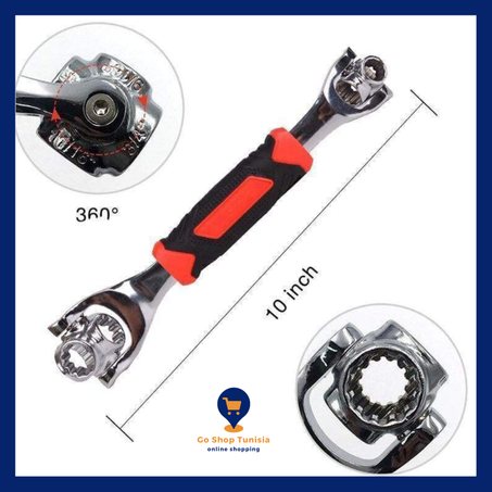 🔧🔧 المفتاح السحري  8 في 1 متعدد الاستخدامات