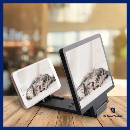 ｡🎀 مضخم شاشة الهاتف المحمول ثلاثي الابعاد فائق الدقة 🤩 🎀