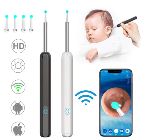 Otoscope Oreille 1080 HD 3.5 mm Caméra Iscope IP 67