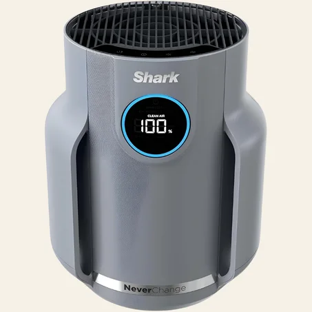 جهاز تنقية الهواء Shark NeverChange Compact Pro مع فلتر HEPA طويل الأمد