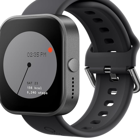 ساعة ذكية سي ام اف ووتش برو من نوثينج، لون رمادي داكن