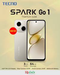 Tecno Spark Go 1 128Go 4+4Go RAM