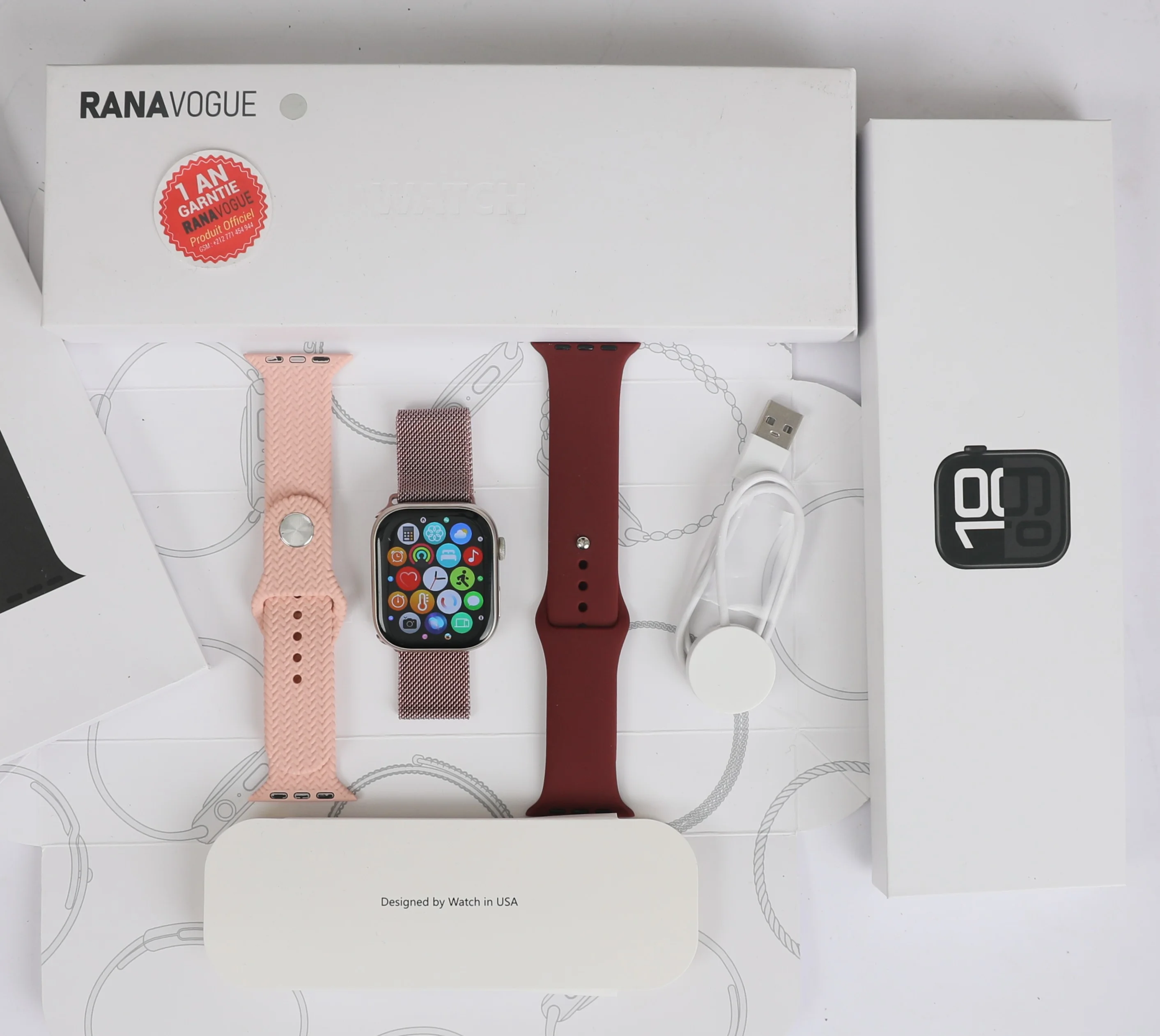 Watch 10 RANAVOGUE Original + Cadeau ⌚
